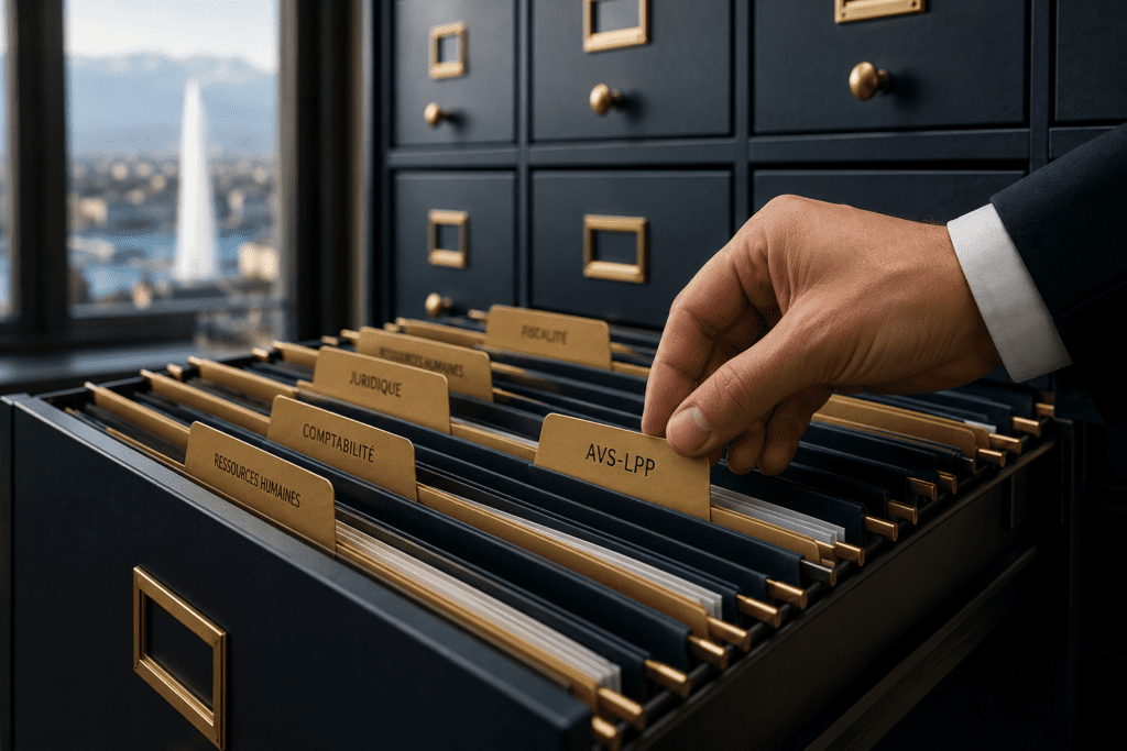 Gestion RH et paie à Genève — fiches salaire AVS-LPP par Swiss Tax Horizon